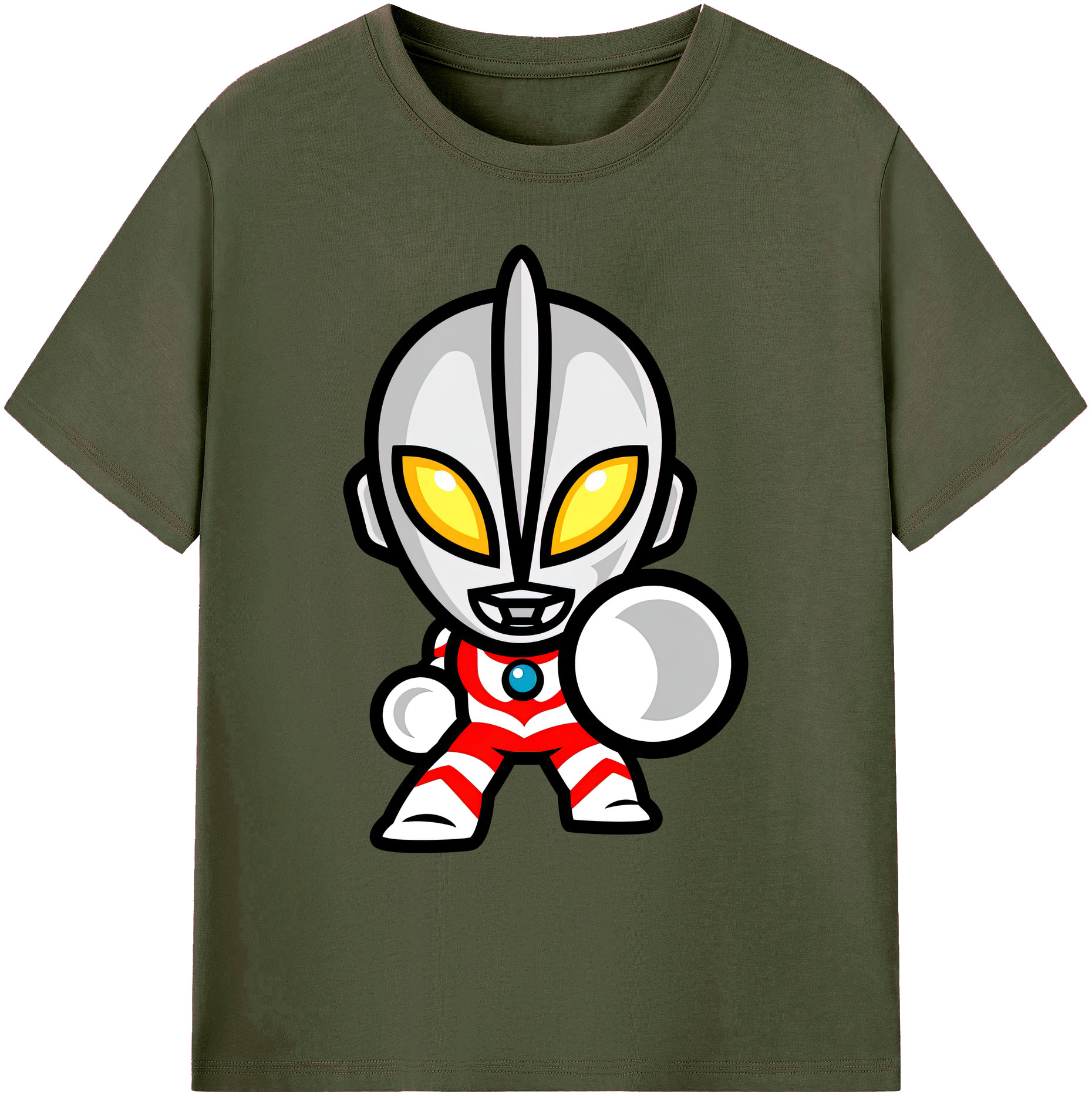 （画像用） ウルトラマン Ultraman 綿100％ メンズ半袖Tシャツ｜肌触りやわらか＆通気性